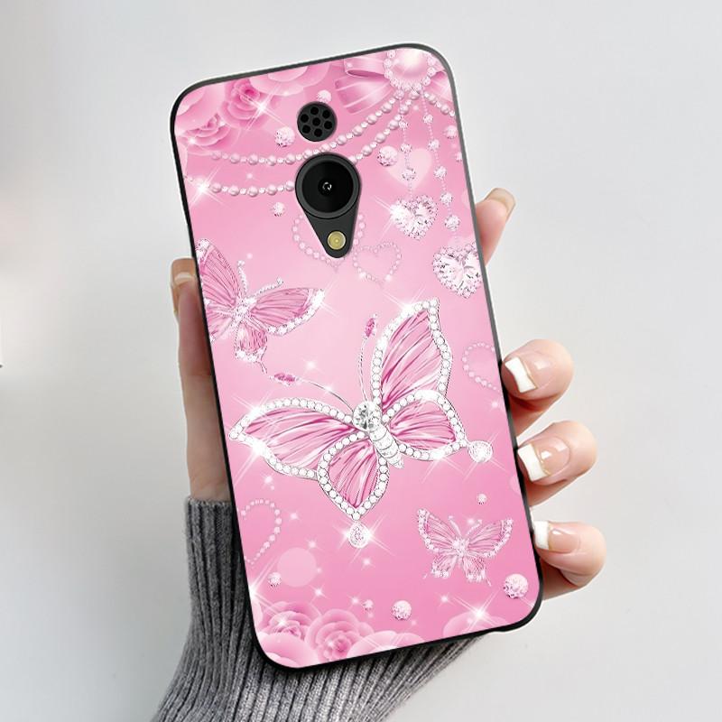 Printed Phone Case For Nokia 150 2G 2023 C2 C10 C20 Funda Coque Soft Silicone Black Shell Cover Cute Flower Cartoon Casing Capa
