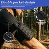 Motorcycle Handlebar Storage Bag Nylon Waterproof Battery Frame Bag with Earphone Hole Portable Phone Bag E-bike Accessories