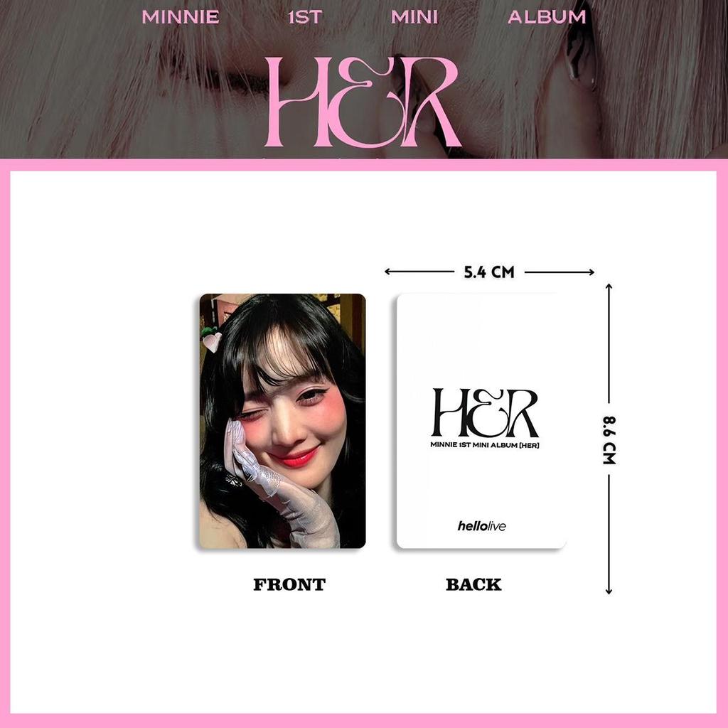 (G)I-DLE Minnie SOLO Photocard - HER Merchandise Bonus Photocard Kim Minnie