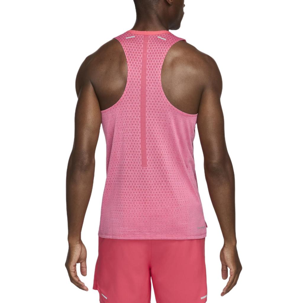 Nike Dri-FIT ADV TechKnit Ultra Crew Neck Breathable Sweat-Wicking Tank Top Men Tops Daisy-Pink Pink-Ice DM4751-629