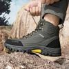 Outdoor Hiking Shoes Men Anti-slip Lace-up Thick-soled Comfortable High-top Boots Men Wear-resistant Breathable Casual Shoes Men