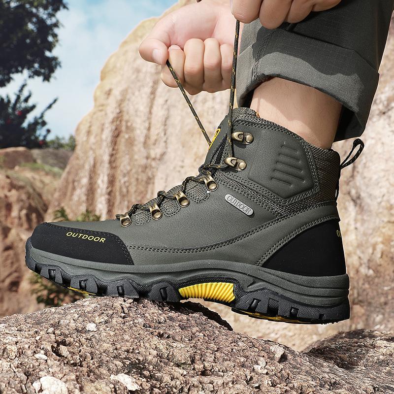 TUINANLE Outdoor Hiking Shoes Walking Hiking Boots Non-SlipTactical Trekking Shoes for Men