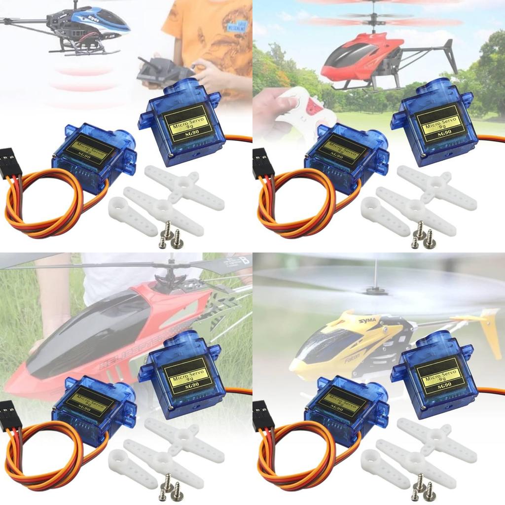 Sg90 9g Servo Lightweight High Precision Rc Model Airplane Small Robot Motor