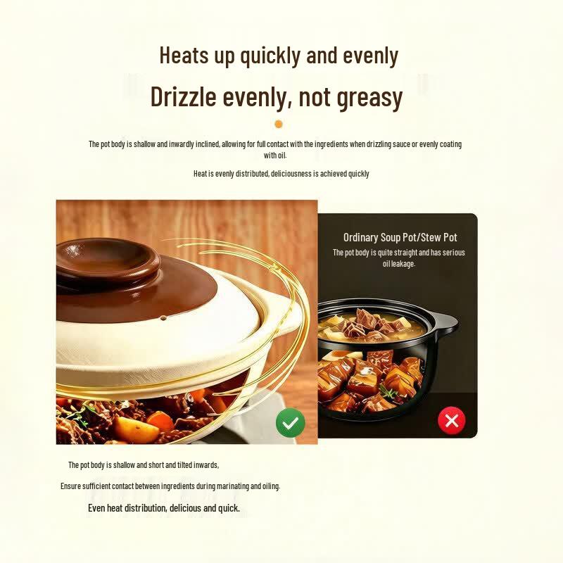 Traditional Ceramic Charcoal Hot Pot Stove Set