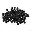 100pcs Plastic Teddy Bear Soft Toy Black, 10mm