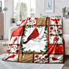 Christmas Theme Printed Blanket - Perfect for Couch, Bed, Travel & Outdoor Use | Machine Washable, Cozy & Durable.