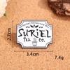 Cartoon English Alphabet Series Brooch Advanced Sense Niche Metal Badge Personalized Versatile Accessories