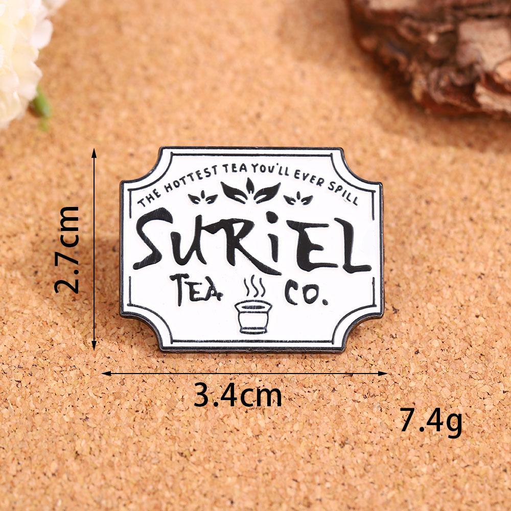 Cartoon English Alphabet Series Brooch Advanced Sense Niche Metal Badge Personalized Versatile Accessories