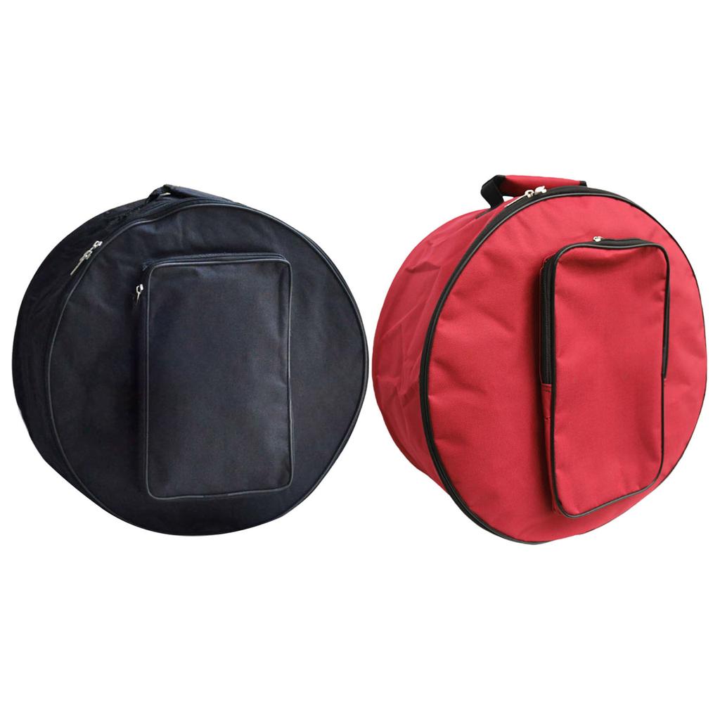 Portable Snares Drum Bag with Outside Pockets Compact Storage Pouch Enduring Drum Case Large Capacity Drum Backpack