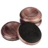 Floor Care Cups for Piano Wheels Solid Wood Set of 4 with Recessed Support Design and Bottom Pad for Indoor Floors