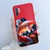 For Samsung Galaxy Note 10 Plus N970F N975F Phone Case Butterfly Flower Girl Design Soft Silicone TPU Back Housing Note10 Covers