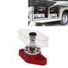 Power Distribution Stud Junction Post Red 3/8in 300A with Transparent Cover For Motor ATV Ship Electrical Equipment