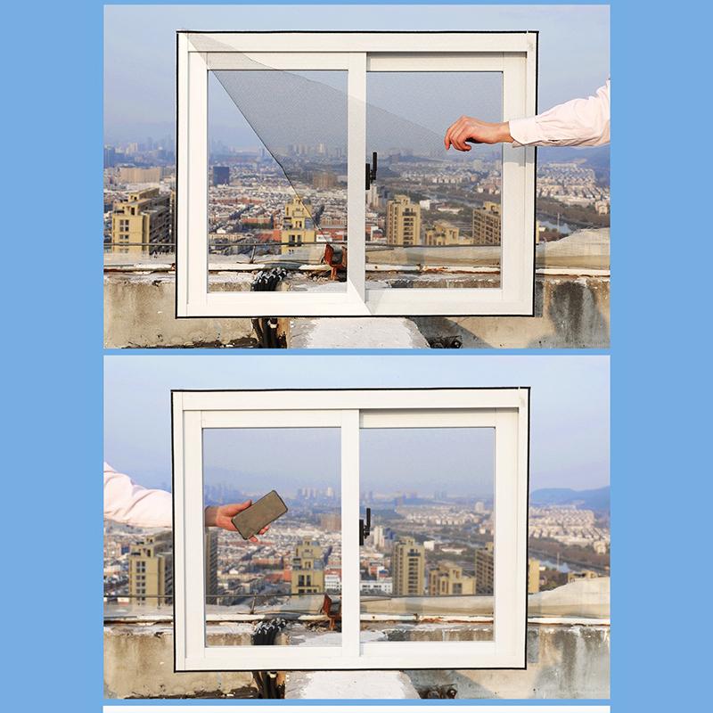 Anti Fly Mosquito Net Diy Self-Adhesive Fly Mosquito Window Net Mesh Mosquito Insect Bug Net Curtains For Windows