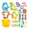 Set Forme de Taiat Sandwich-uri, Rqiurpn, 32 Pieces, Different Shapes, Stainless Steel, Multicolor