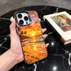 Oil Painting Landscape Phone Case For iPhone 17,16,15,14,13,12,11 Plus,Pro Max,XS,Colorful Silver Phone case Funda Cover