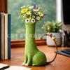 Funny Cat-shaped Vases, Vase Ornaments, Home Office Decoration, Cartoon Animals, Gifts, Multiple Options to Choose From