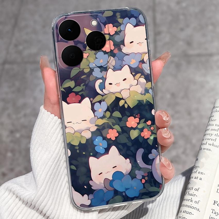 Pouzdro na telefon se vzorem čínského draka pro Realme 15T 14T 14X 15 13 12 11 10 C71 C61 P1 Měkké kryty Průhledné silikonové nárazuvzdorné pouzdro pro Realme Casing