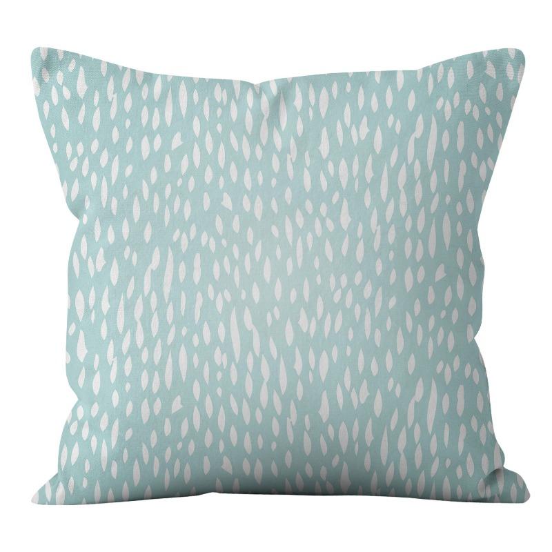 New American Patterned Geometric Linen Pillowcase Home Sofa Pillowcase