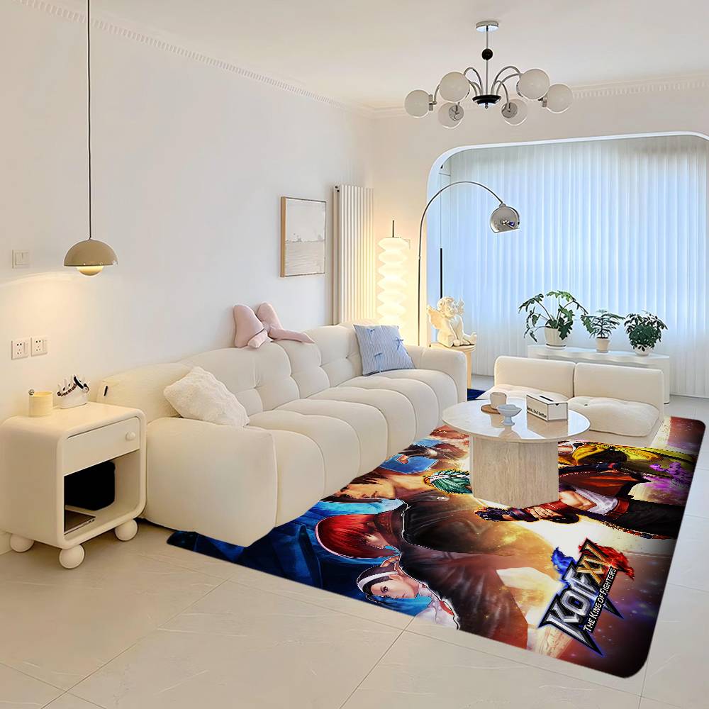Fighting Game K-King Of F-Fights Floor Mat Rectangle Anti-slip Home Soft Badmat Front Door Indoor Outdoor Mat Hotel Decor Mat