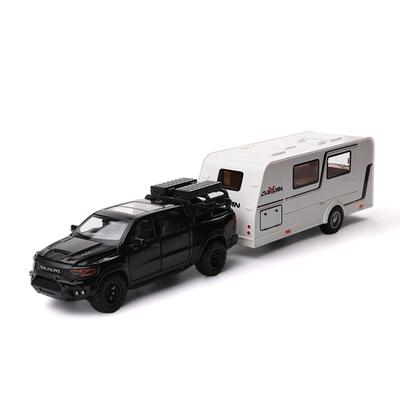 1/32 DODGE Mammoth 1000 TRX RV Car Off-road Vehicle Alloy Diecast Toy Model with Sound and Light Camping Car Model for Boys Gift