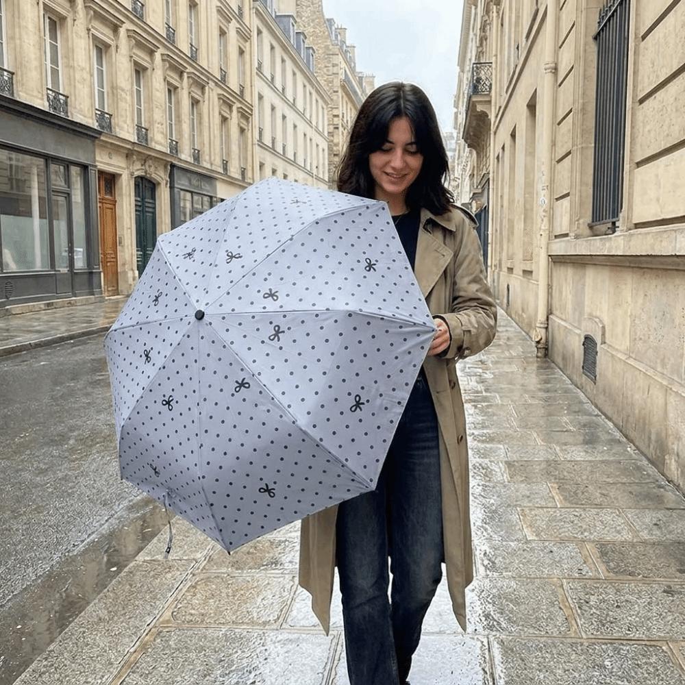 Sun Protection Folding Umbrella Windproof Hand Operated Parasol Dual-purpose Sunshade Sunny Days