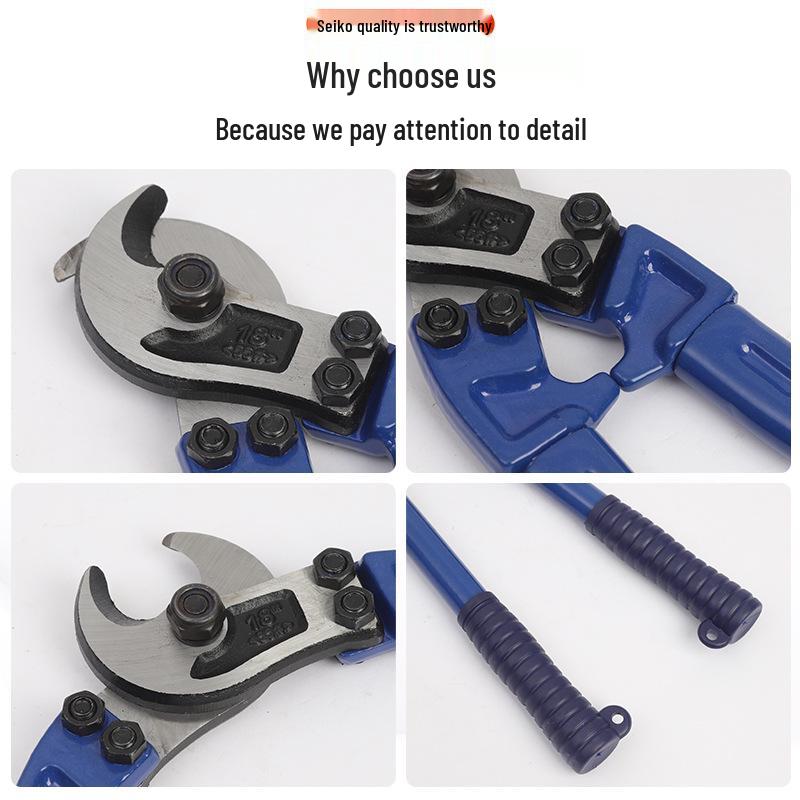 Labor-Saving Manual Wire Cable Cutters - 18 & 24 Inch Electrician Pliers