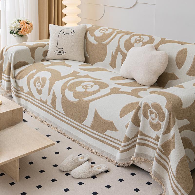 

Полотенце для дивана из синели с принтом, полностью покрытое, универсальное, на четыре сезона, нескользящее, стильное, подушка, чехол для дивана, чехол для дивана 180*230