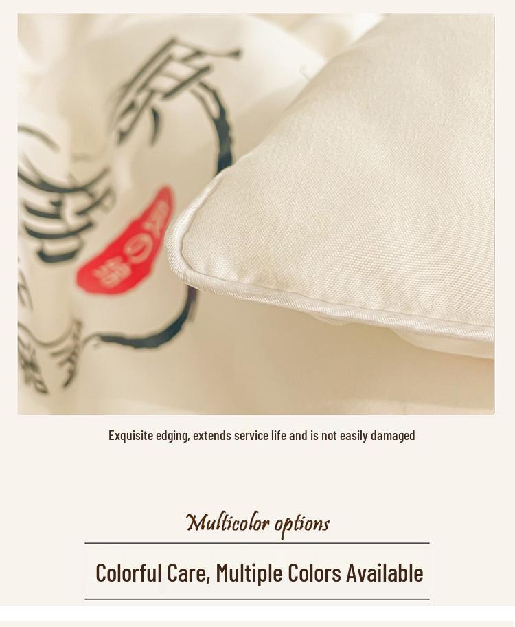 Raw Cotton Soybean Fiber Antibacterial Quilt - Solid Color, Thickened for Spring, Autumn, and Winter.