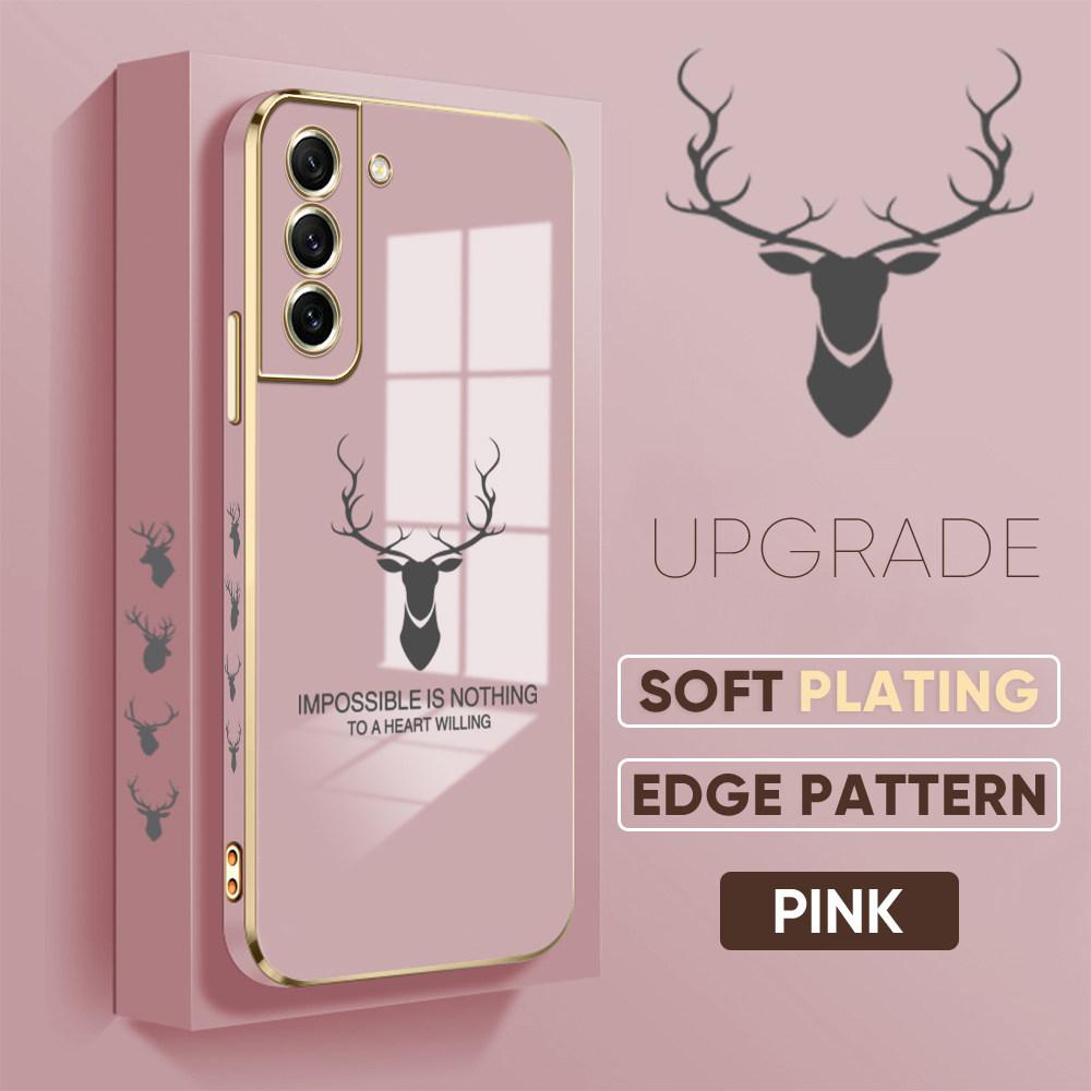 Barevné tiskové vzory Pouzdro se čtvercovým vzorem na hraně Pokovené pouzdro telefonu Luxusní pokovování měkké pouzdro na telefon pro iPhone Motorola Moto OnePlus Samsung