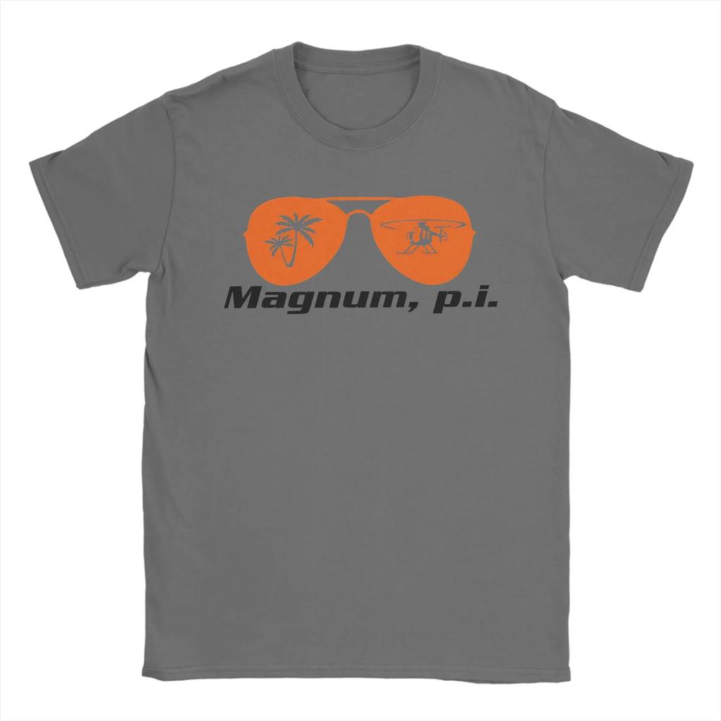 Magnum PI T-Shirt Beach Harajuku T-Shirts Mens Pure Cotton Comfortable Top Tees Short Sleeve Classic Tops