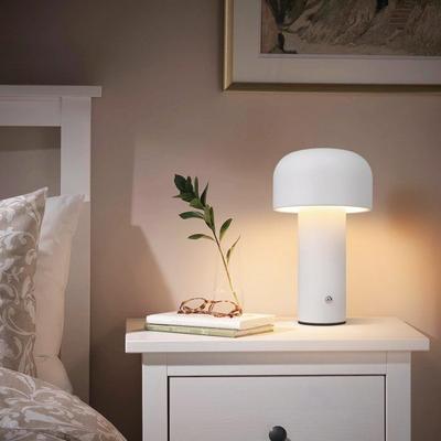 Tischleuchte - NETTLIFE - Pilzleuchte - LED 2W wiederaufladbar - Dimmbar - Warmweiß 3000K