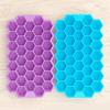 37-Grid Honeycomb Silicone Ice Cube Mold with Cover Ice Tray Home Kitchen DIY Tools