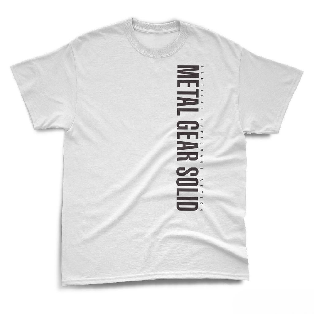 Metal Gear Minimal T Shirt Unisex Unisex Letter Simple Game Graphic Print Short Sleeve Cotton Casual Tops