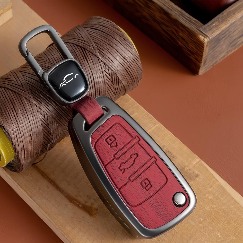 Módní skládací obal na klíč od auta pro A3 8L 8P A4 B6 B7 B8 A6 C5 C6 4F RS3 Q3 Q7 TT 8L 8V S3 Auto skořepina Fob příslušenství