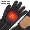 USB Heated Gloves 5V Electric Hand Warmers with 3 Temperature Control Settings Anti-slip Palm Winter Touchscreen Gloves for Men Women Typing