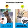Cat AirTag Holder Collar Breakaway Reflective Strips Adjustable Kitten Collar Waterproof Cat Bell Collar Pet Air Tag Case