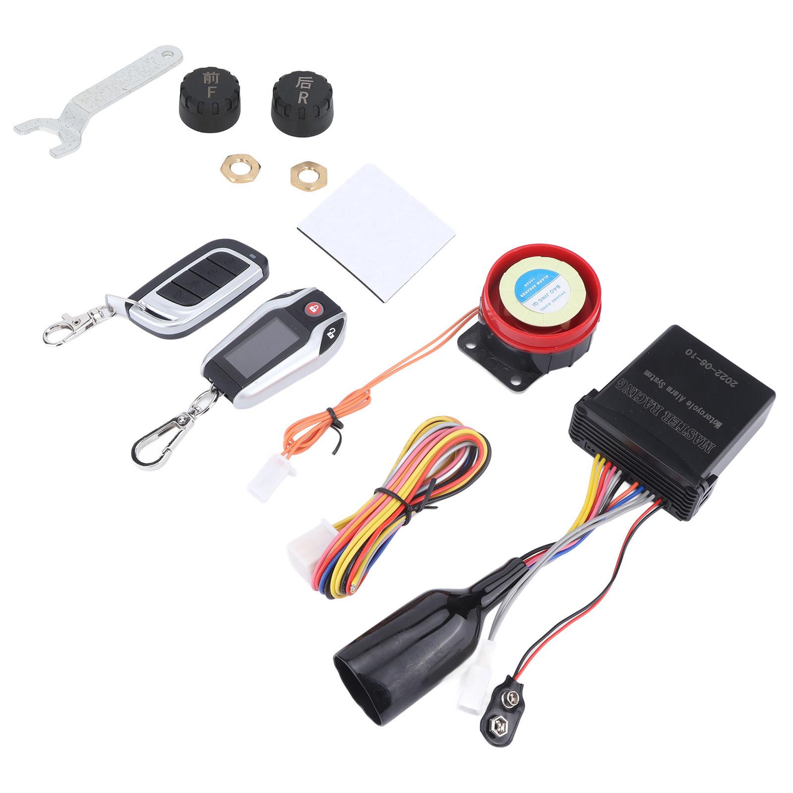 

Двусторонняя сигнализация для мотоцикла 105125 дБ Динамик Автоматическая Блокировка Разблокировка Дистанционный Ключ Водонепроницаемый для