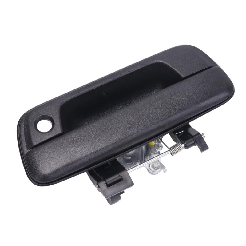 Replacement Rear Gate Handle Assembly for Worn or Broken Handles with Mounting Plate, Return Spring, and Linkage