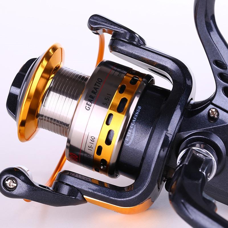 Big Sea Fishing Wheel 14 Ball Bearings Left/Right Interchangeable Metal Spinning Reel Speed 5.5:1