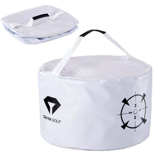 

[Recommended by Shugo Imahira Professional] DAIYA GOLF Diamond Impact Bag White Highly durable fabric Structure that prevents bursting Silent Power up