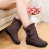 Women Snow Boots Winter Waterproof Plus Velvet Warm Ankle Boots Comfortable Non-slip Women Cotton Shoes Outdoor Snow Boots