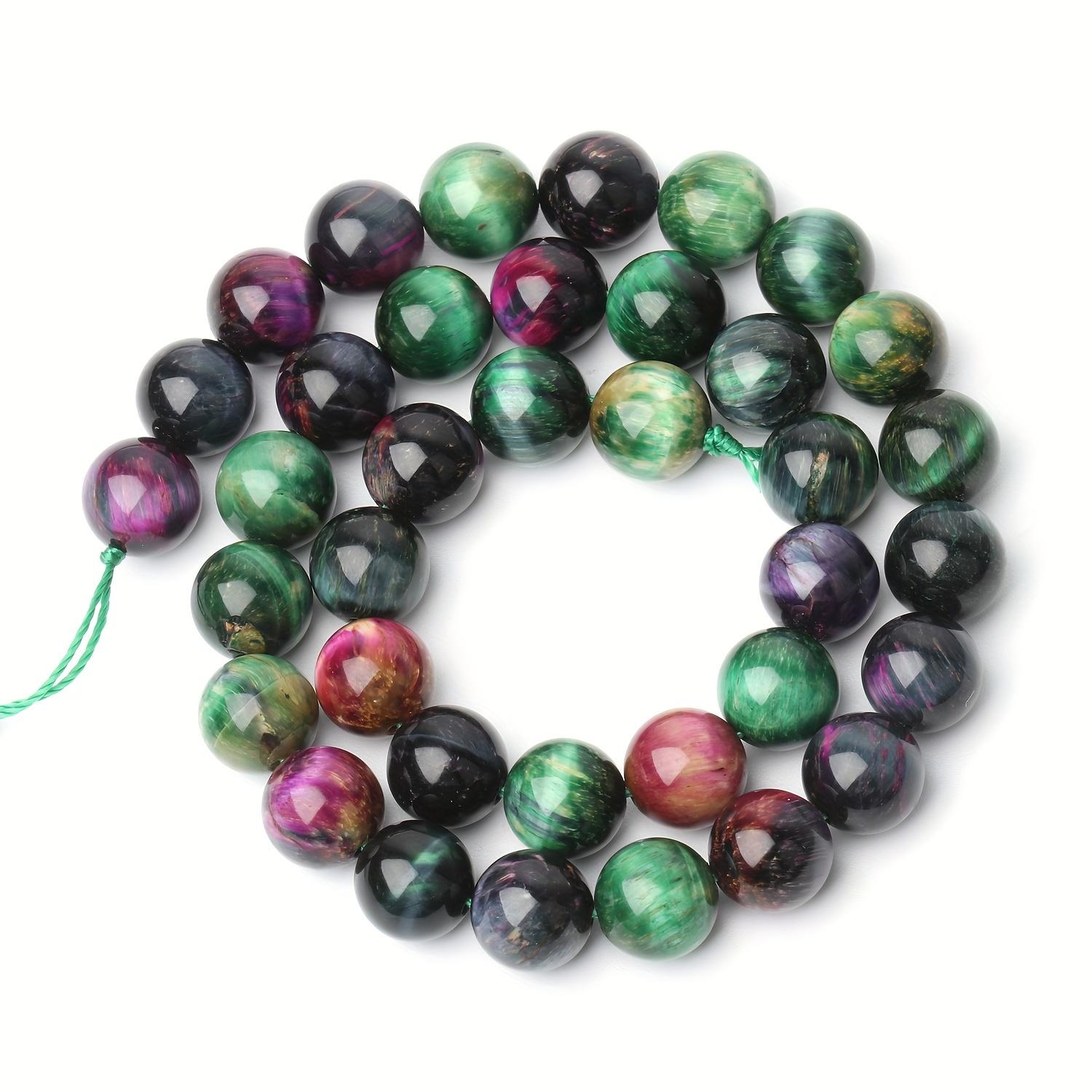 

1 нить, круглые разноцветные бусины с тигровым глазом, свободные бусины-разделители для изготовления ювелирных изделий, ручная работа, сделай сам, ремесло(Размер:6 мм 8 мм 10 мм) 8mm(approx 46-48pcs)