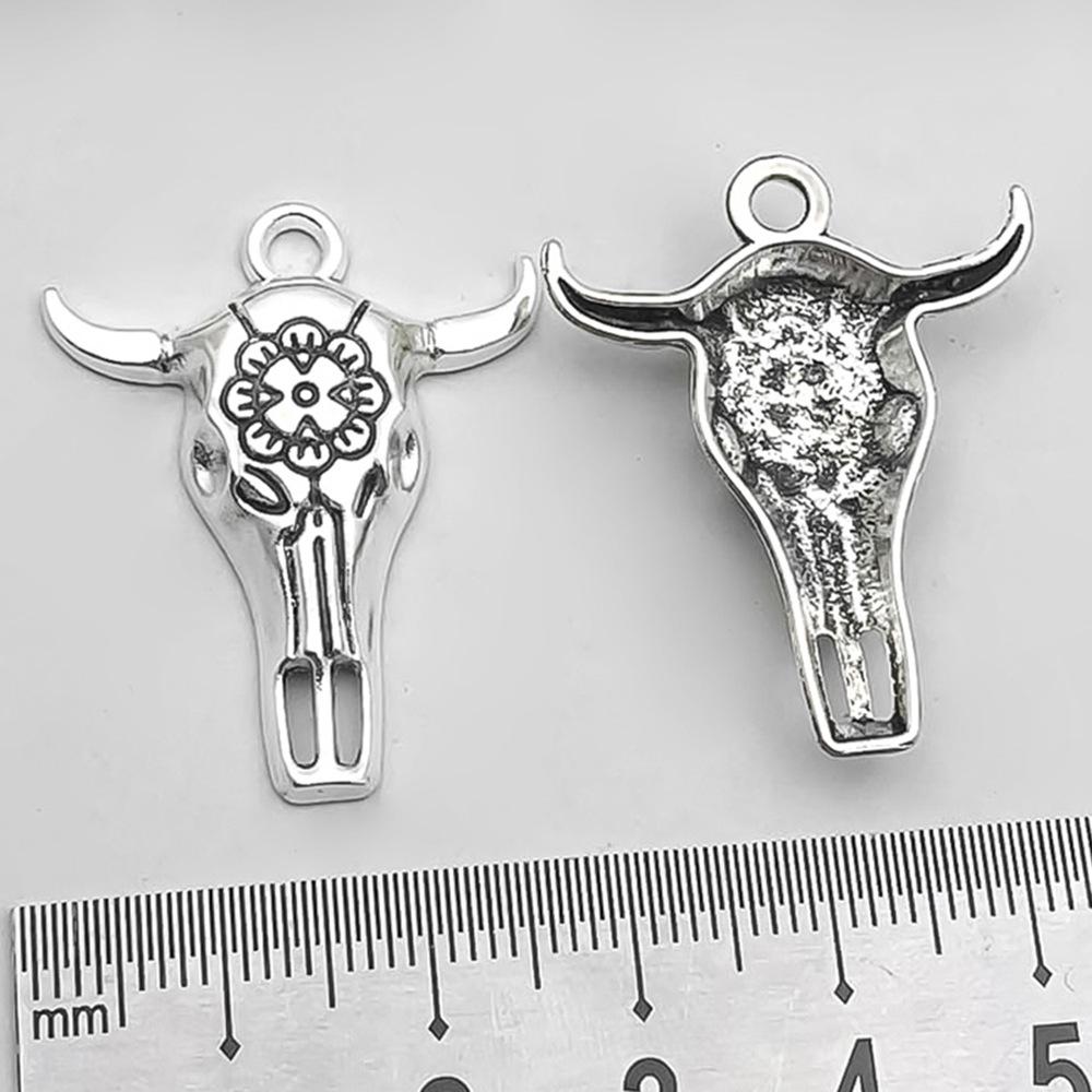 Personalized Tribal Bull Head Totem Pendant for DIY Bracelets and Necklaces