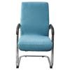 Diamond Pattern Stretch Office Chair Cover - Thickened Jacquard, Solid Color, Full Decorative Protection for Home or Office Chairs.