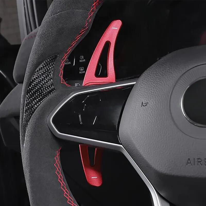 For VW Golf 8 MK8 R GTI R Line Accessories Aluminum Car Steering Wheel Shift Paddle Extension 2PCS Accesorios