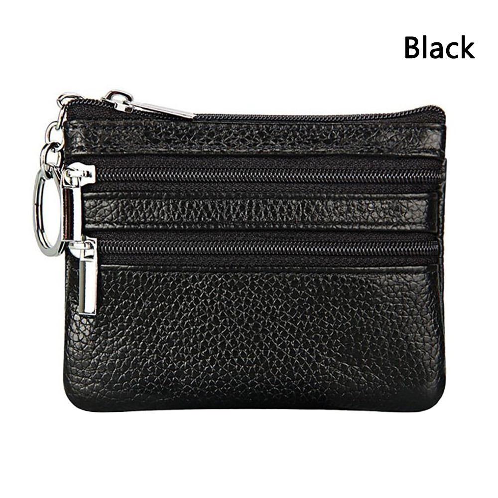 

Зносостійкий Гаманець для Монет з PU Шкіри, Кишеньковий Гаманець, Міцний Гаманець, Сумка для Грошей, Жіночий чорний