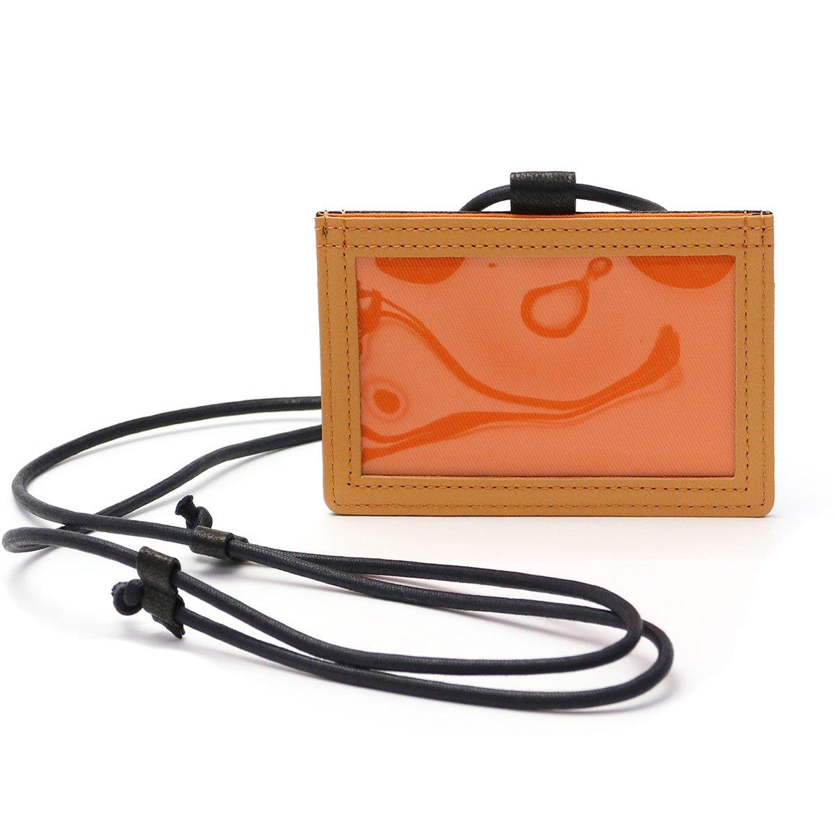 

[Porter] PORTER Double ID Case 129-03740 (Black x Orange)