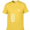 Summer men/women CCCP Soviet KGB Moscow casual all cotton short sleeved T-shirt