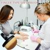 Fingerring-Reinigungsbürste Fingerring-Nagelstaubbürste für Nagel und Zehennagel Weiche Maniküre-Staubwischer-Werkzeuge für Zuhause Salon Innenbereich