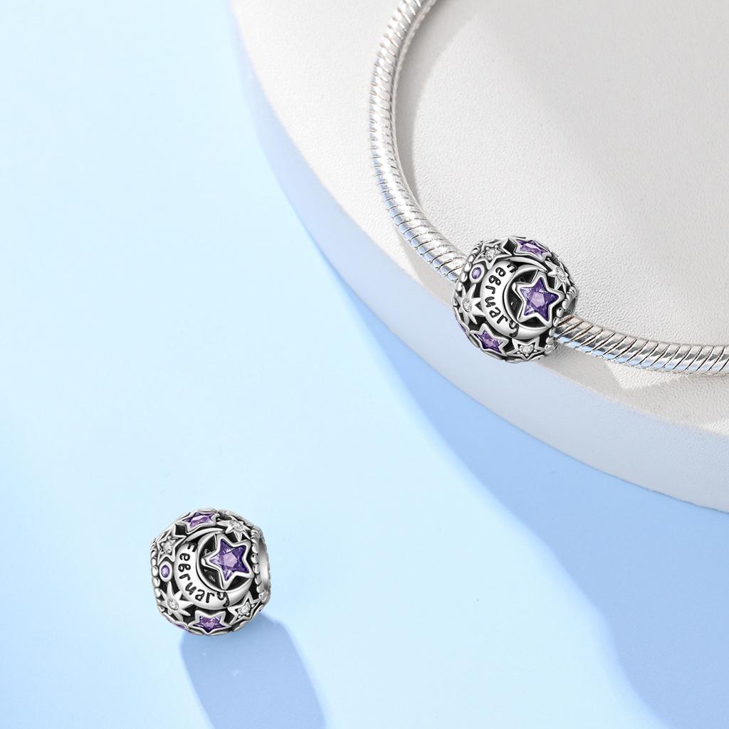925 Silver Birthstone Charm Beads Beaded DIY Jewelry Accessories Bracelet Design 2026
